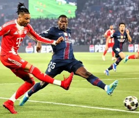 欧冠半决赛：拜仁vs巴黎，首回合4-5，哪队将与阿森纳争夺冠军？