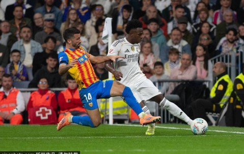 西甲-姆巴佩双响贝林厄姆建功 皇马4-0瓦伦西亚各赛事6连胜