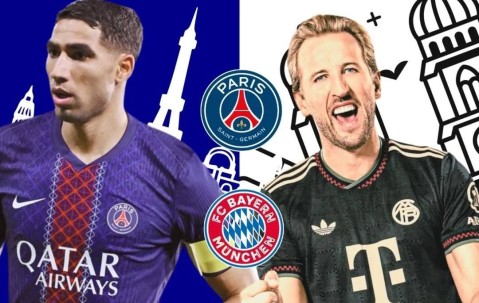 欧冠巅峰对决，巴黎PK拜仁